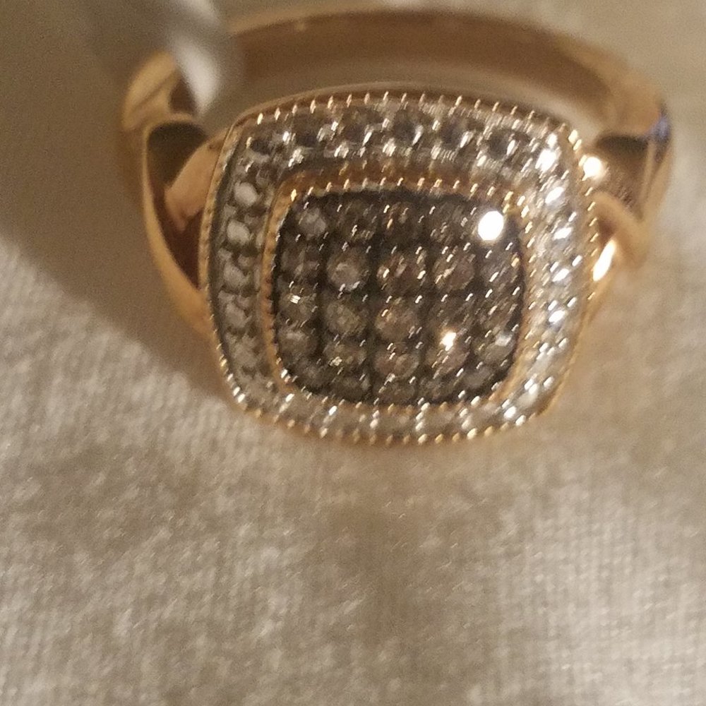 Champagne DIAMOND  Ring